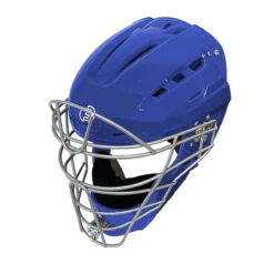 Force3 Defender V3 Baseball/Softball Catcher's Helmet -Baseball Gear Store 22 force3 defender hockey style mask angle royal silver 97987.1678503757