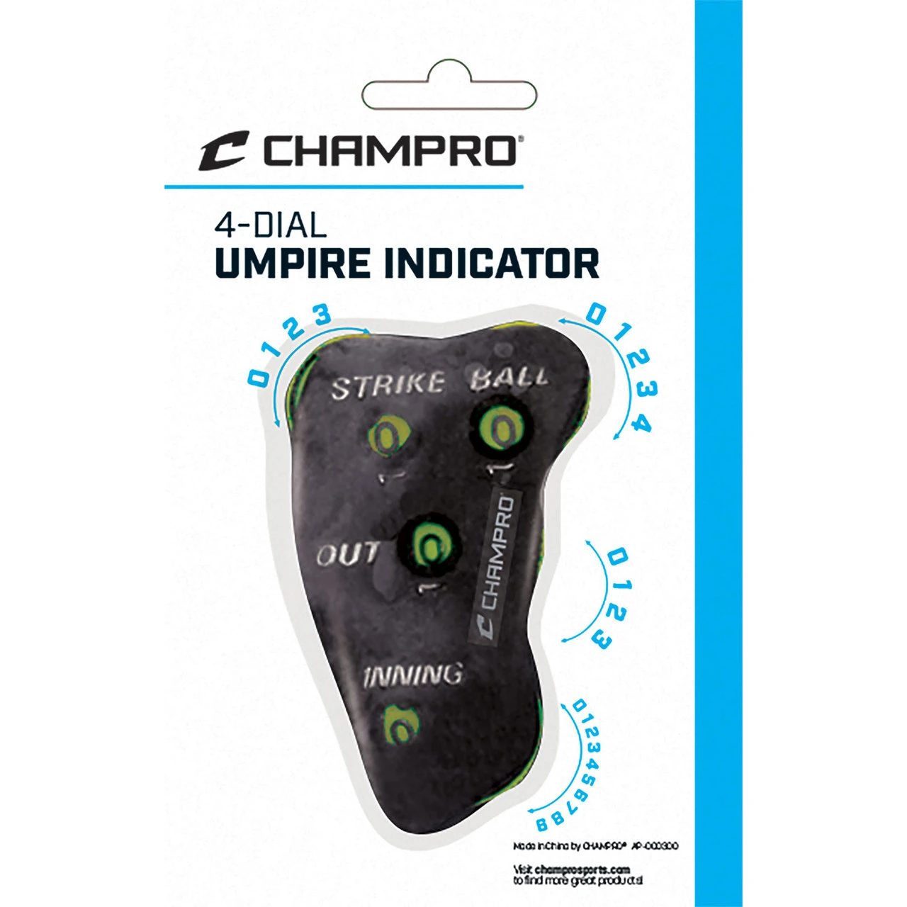 Champro 4-Function Baseball/Softball Umpire Indicator - Retail 1 Champro 4-Function Baseball/Softball Umpire Indicator - Retail