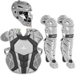 All-Star System7 Axis Intermediate NOCSAE Baseball Catcher's Package -Baseball Gear Store all star ckcc1216s7xc sil 89893.1677866407