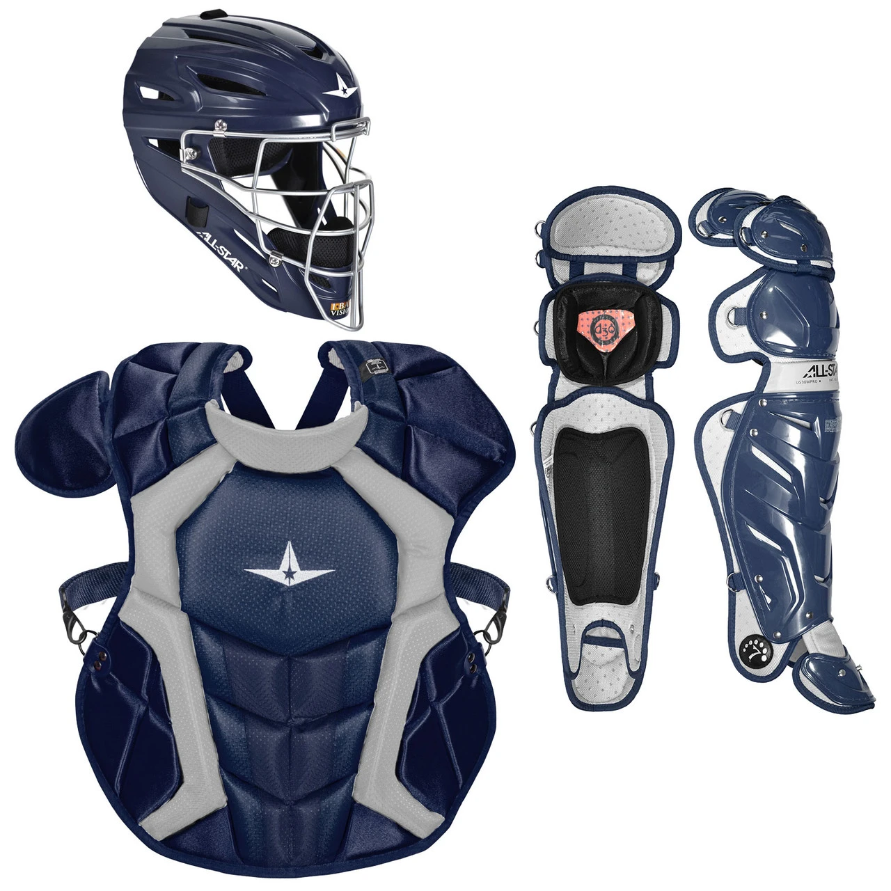 All-Star System Seven Pro NOCSAE Adult Baseball Catcher's Package 2 All-Star System Seven Pro NOCSAE Adult Baseball Catcher's Package - Image 2