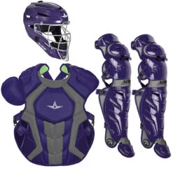 All-Star System7 Axis NOCSAE Adult Baseball Catcher's Package -Baseball Gear Store all star ckccpro1x pur 00030.1679475002