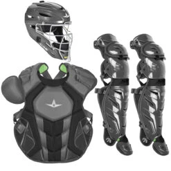 All-Star System7 Axis NOCSAE Adult Baseball Catcher's Package -Baseball Gear Store all star ckccpro1x sil 37075.1679475003