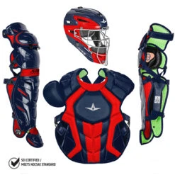 All-Star System7 Axis NOCSAE Adult Baseball Catcher's Package -Baseball Gear Store all star ckccpro1x bksc 98789.1679475004
