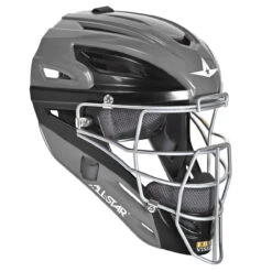 All-Star Graphite Two-Tone Youth Baseball/Softball Catcher's Helmet -Baseball Gear Store all star mvp2500gtt gph 17692.1678025788