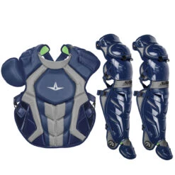 All-Star System7 Axis NOCSAE Adult Baseball Catcher's Gear Set -Baseball Gear Store all star s7ancplga blkpur 35171.1678170499
