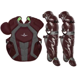 All-Star System7 Axis NOCSAE Adult Baseball Catcher's Gear Set -Baseball Gear Store all star s7ancplga crd 38143.1678170499