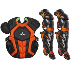 All-Star System7 Axis NOCSAE Adult Baseball Catcher's Gear Set -Baseball Gear Store all star s7ancplga dgngld 89686.1678170497