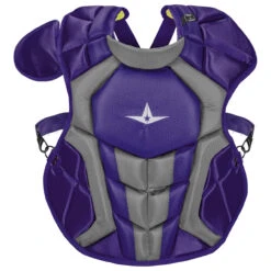 All-Star System7 Axis NOCSAE Youth Catcher's Chest Protector -Baseball Gear Store as cpcc1216s7x pur 95992.1679416913