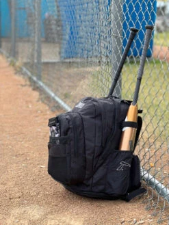 Tanel 360 Bat Pack Baseball/Softball Backpack Bag -Baseball Gear Store batpack lifestyle 03 blk h2000 11821.1679358988