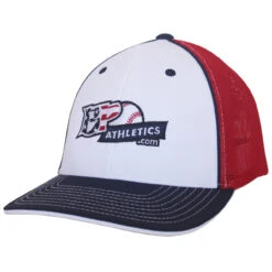 BP Athletics USA Logo Baseball/Softball Trucker Hat By Pacific 404M