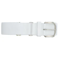 Champro Brute Elastic Youth Baseball/Softball Belt W/Leather Tab -Baseball Gear Store champro a060 wht 75968.1679475010