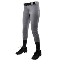 Champro Tournament Low-Rise Women's Fastpitch Softball Pant -Baseball Gear Store champro bp11a grey 69808.1679475047