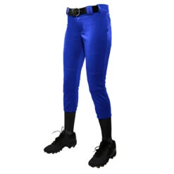 Champro Tournament Low-Rise Girl's Fastpitch Softball Pant -Baseball Gear Store champro bp11a ryl 75355.1679475044