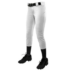 Champro Tournament Low-Rise Women's Fastpitch Softball Pant -Baseball Gear Store champro bp11a wht 05142.1679475047