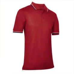 Champro Ump Dri-Gear Adult Baseball/Softball Umpire Shirt -Baseball Gear Store champro umpshirt red 39508.1679402469