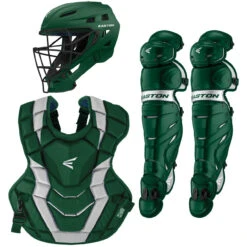 Easton Elite X Youth Baseball/Softball Catcher's Package -Baseball Gear Store easton elitexset grnsil 48274.1679388158