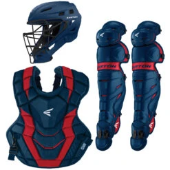Easton Elite X Youth Baseball Catcher's Package -Baseball Gear Store easton elitexset nvyred 59147.1677938810