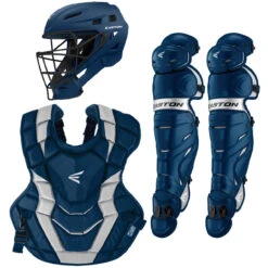 Easton Elite X Adult Baseball Catcher's Set -Baseball Gear Store easton elitexset nvysil 44854.1679330150