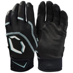 Evoshield Khaos Adult Baseball/Softball Batting Gloves -Baseball Gear Store evoshield khaosbg blk 01 89900.1678981846