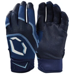 Evoshield Khaos Adult Baseball/Softball Batting Gloves -Baseball Gear Store evoshield khaosbg nvy 01 47712.1678981846