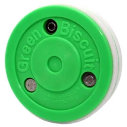 Green Biscuit Pro Hockey Saucer Pass Puck