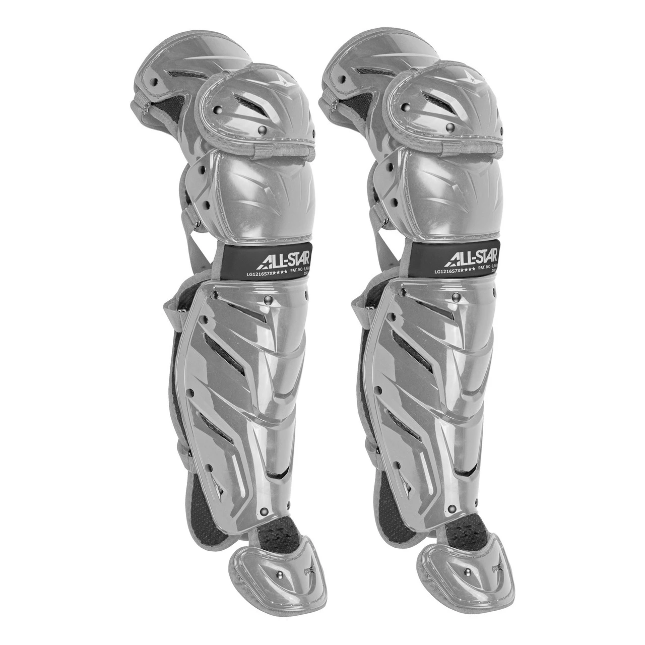 All-Star System 7 Axis 14.5 Inch Intermediate Baseball Catcher's Leg Guards 1 All-Star System 7 Axis 14.5 Inch Intermediate Baseball Catcher's Leg Guards