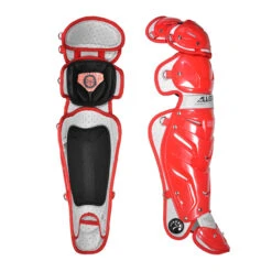 All-Star System Seven 16.5 Inch Adult Baseball Catcher's Leg Guards -Baseball Gear Store lg30pro sc 95532.1677909778