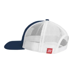 Marucci Capitol Patch Snapback Baseball/Softball Trucker Hat -Baseball Gear Store mahttrcap nb r w c 31439.1677097119