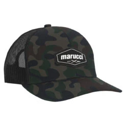 Marucci Fabric Cross Patch Snapback Baseball/Softball Trucker Hat