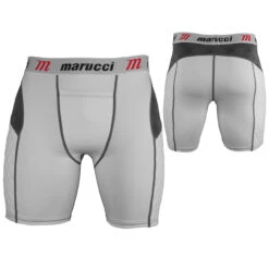 Marucci Elite Men's Baseball Padded Sliding Shorts W/Cup