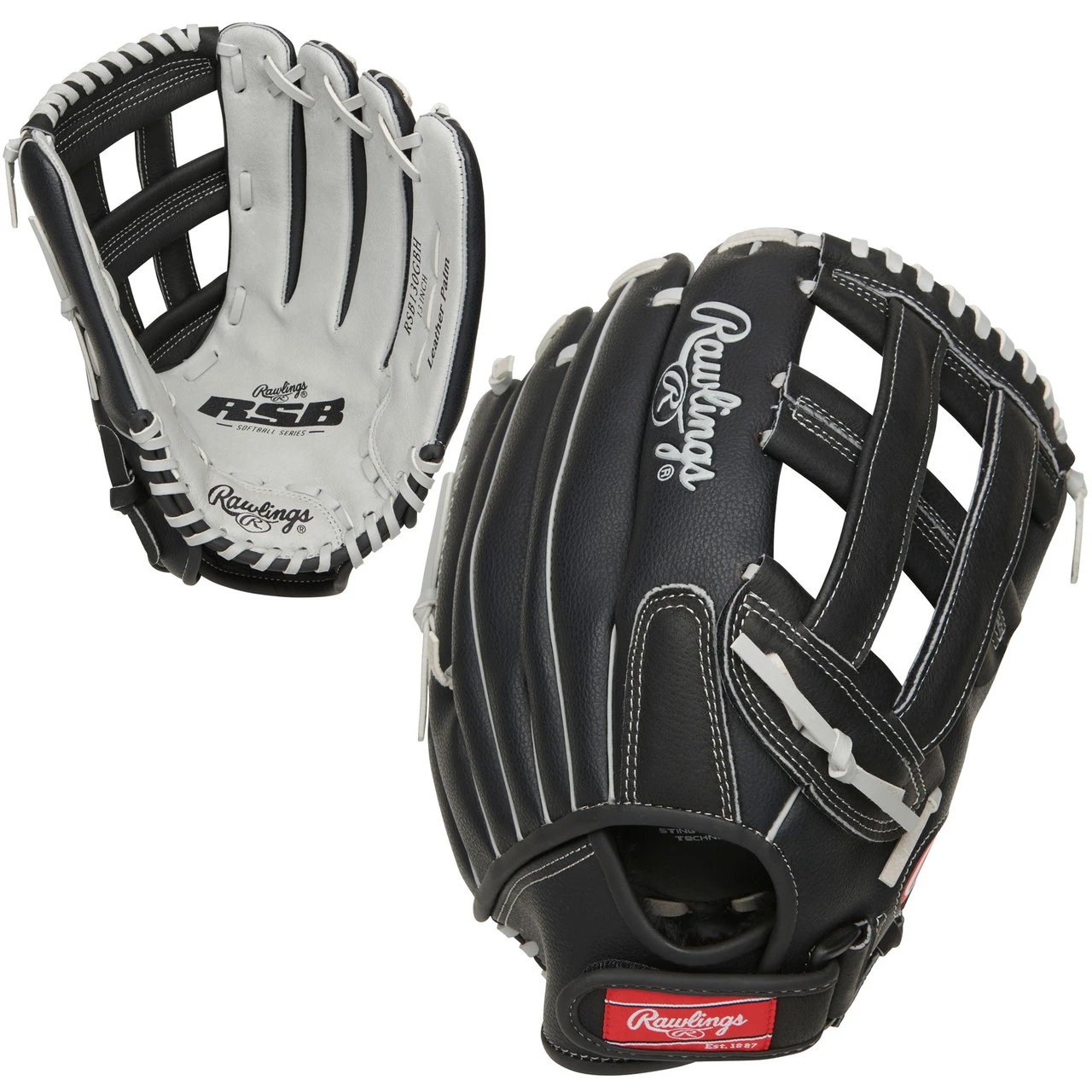 Rawlings RSB Series 13 Inch RSB130GBH Softball Glove 1 Rawlings RSB Series 13 Inch RSB130GBH Softball Glove