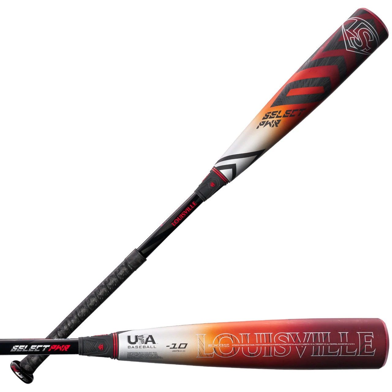 Louisville Slugger 2023 Select PWR USA (-10) Youth Baseball Bat