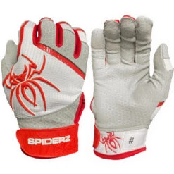 Spiderz PRO Adult Baseball/Softball Batting Gloves -Baseball Gear Store spiderz pro21 rylwht 84059.1679475060
