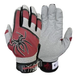 Spiderz PRO Adult Baseball/Softball Batting Gloves -Baseball Gear Store spiderz pro21 whtorg 36035.1679475061