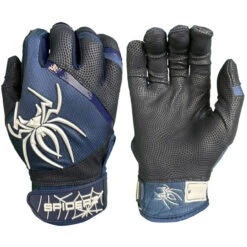 Spiderz 2023 PRO Adult Baseball/Softball Batting Gloves -Baseball Gear Store spiderz pro23 whtrednvy 01 40057.1679474998