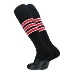TCK Dugout Striped Baseball Socks Pattern D Adult