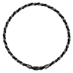 Phiten Tornado Chrome Titanium Necklace