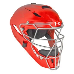 Under Armour Converge Matte Youth Baseball/Softball Catcher's Helmet -Baseball Gear Store uahg3 am sca 99319.1665760368