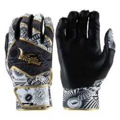 Victus NOX Adult Baseball/Softball Batting Gloves -Baseball Gear Store vbgnox bk gd 01 06029.1679301081