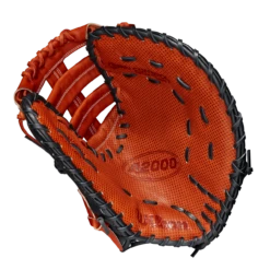 Wilson A2000 Spin Control Superskin 12.5 Inch SC1620SS Baseball First Base Mitt -Baseball Gear Store wbw100123 1 a2000 1b 1620ss sc 125 copperdimple blackss 70667.1654284837