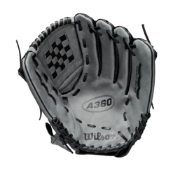 Wilson A360 Carbonlite Series 12.5 Inch Youth Baseball Glove -Baseball Gear Store wbw100189 1 a360 baseball 125 black grey 27155.1654285219