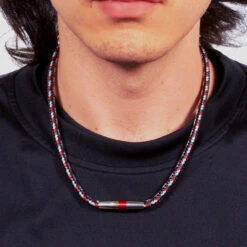 Phiten X50 High-End III Titanium Necklace